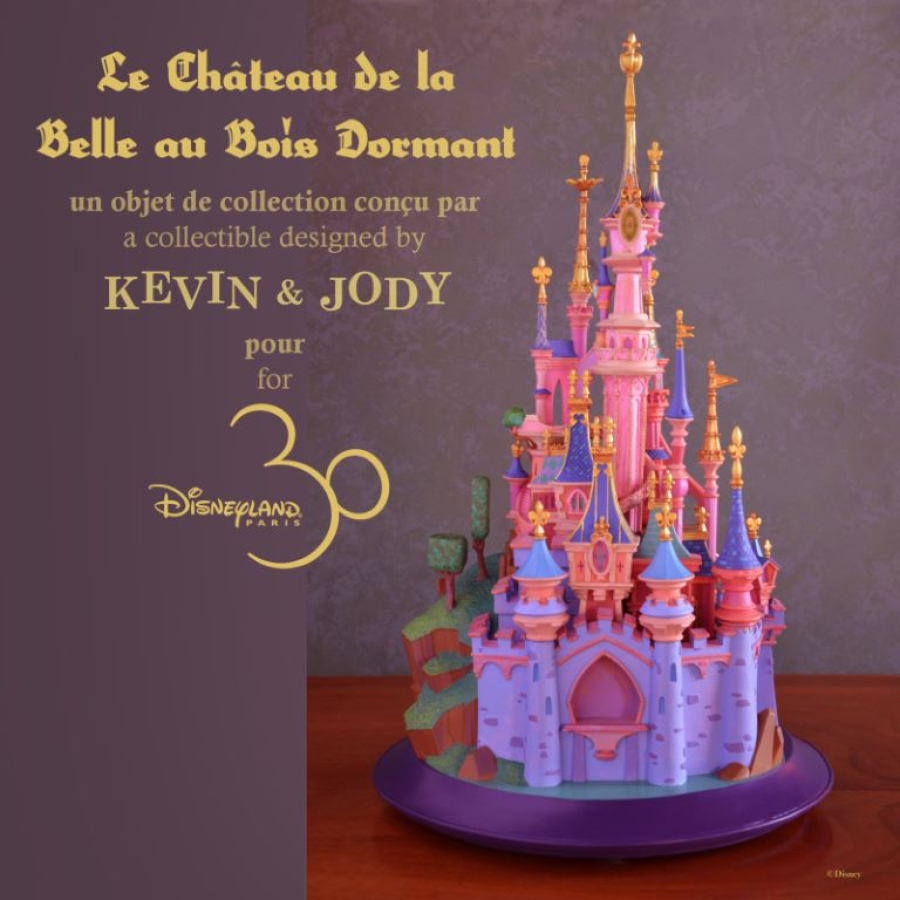 Le Château de la Belle au Bois Dormant-beeldje van Kevin &amp; Jody