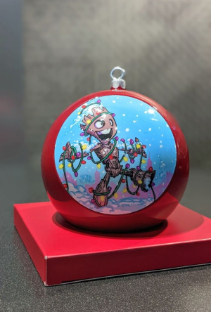 Voor het seizoen 2022 van Disney Enchanted Christmas heeft Marvel-kunstenaar Skottie Young een gigantisch kerstornament ontworpen