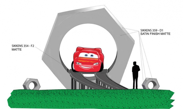 Nieuwe concept-art voor Cars Road Trip