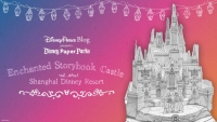 Creëer het Enchanted Storybook Castle thuis met Disney Paper Parks, als eerbetoon aan de 5e verjaardag van het Shanghai Disney Resort